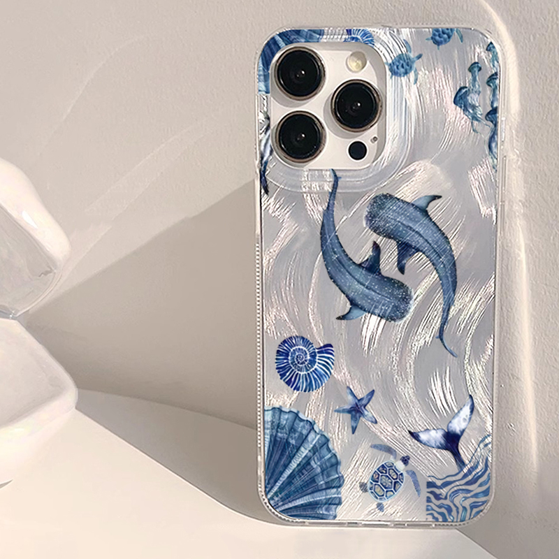 Samsung Galaxy A55 - Ocean Animal Whale Turtle Trendy Phone