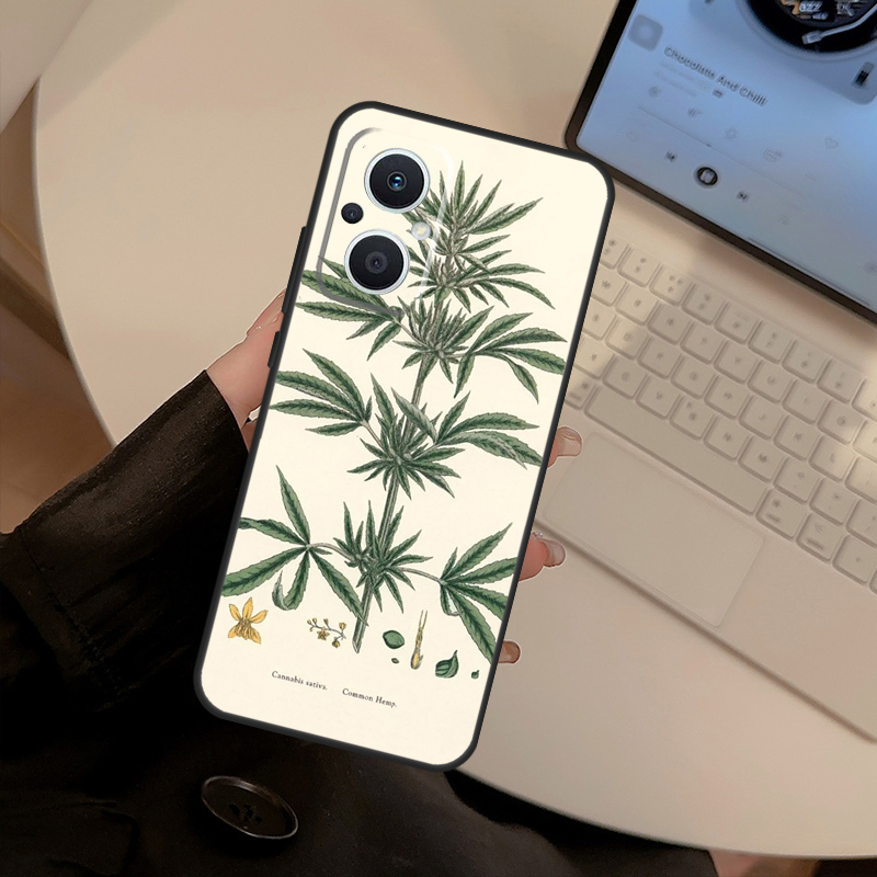 Botanical Drawings Flowers Cas - Oppo Reno 12 recension och pris