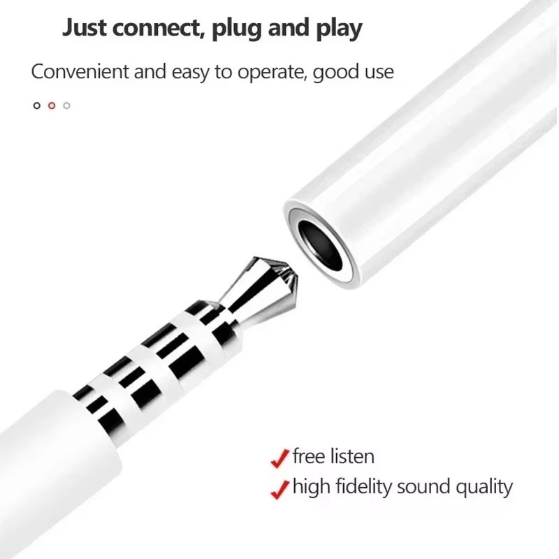 For Lighting to 3.5mm Headphon - Wired Earphone Lightning recension och pris