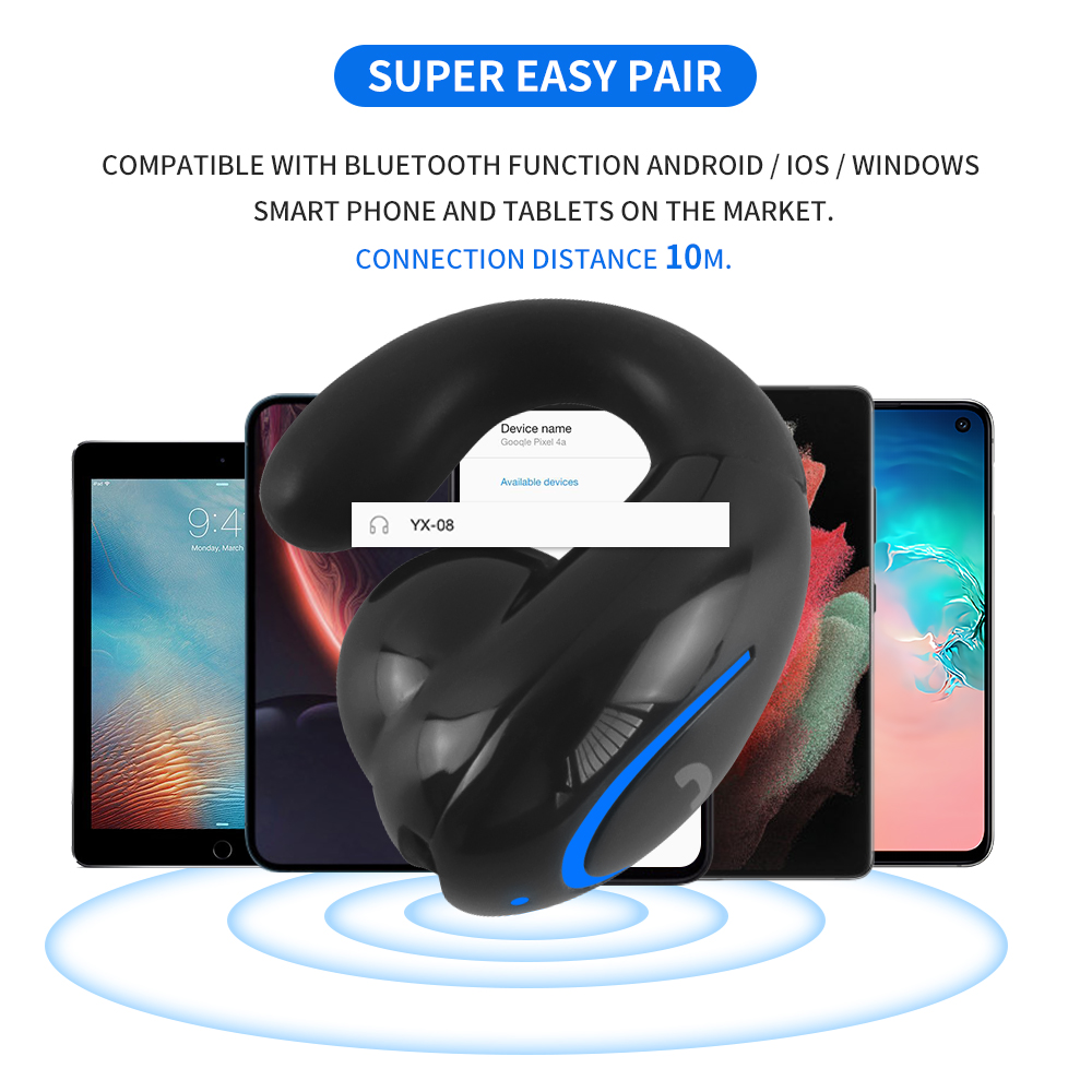 Ear Clip Style Bluetooth Earph - Wired Earphone Lightning recension och pris