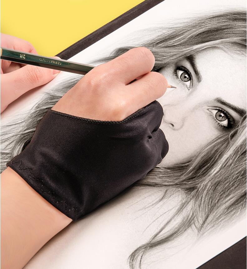 Two-fingers Artist Anti-touch  - Drawing Glove Artist recension och pris
