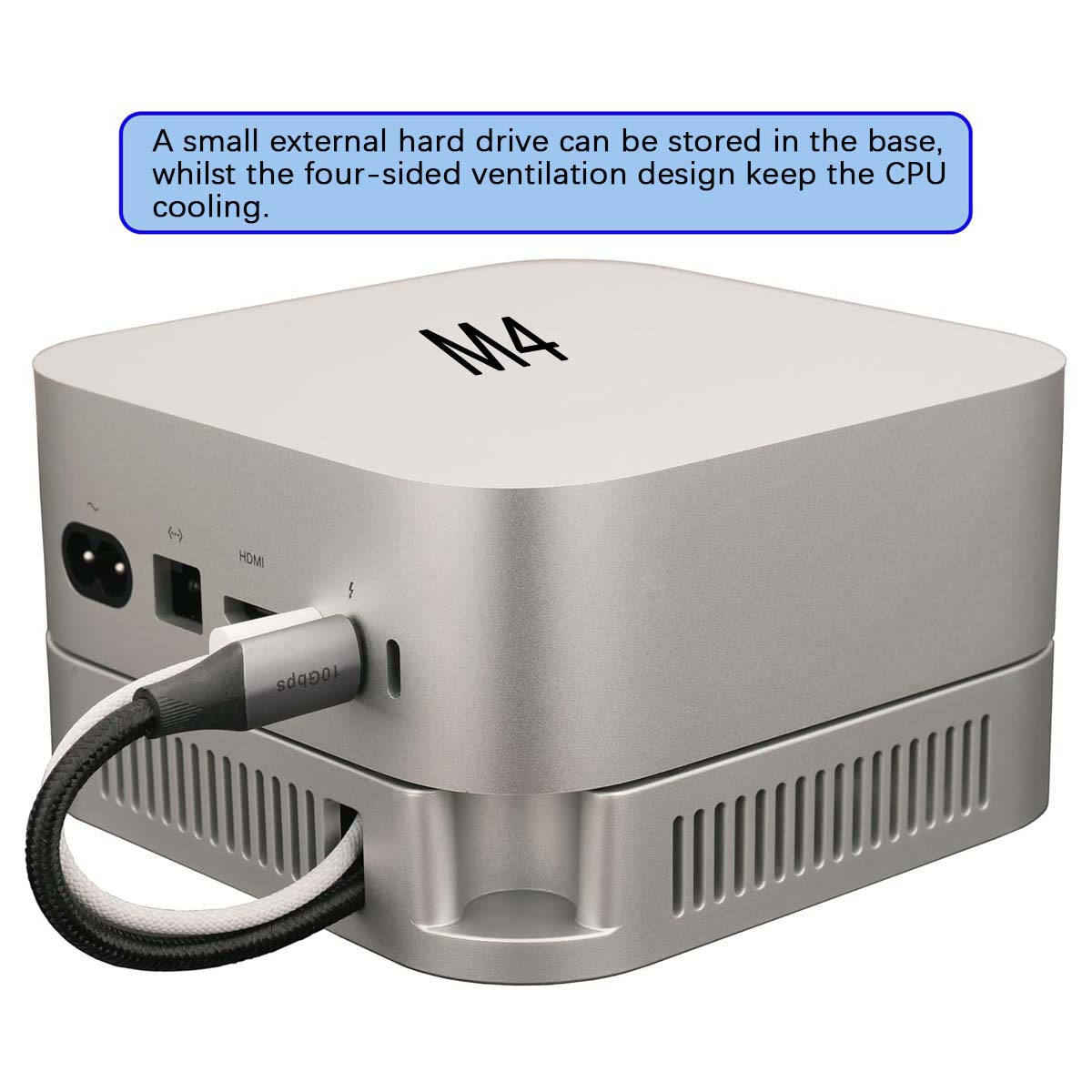 Stand for Mac Mini M4/M4 Pro,  - Cooling Stand Tablet recension och pris