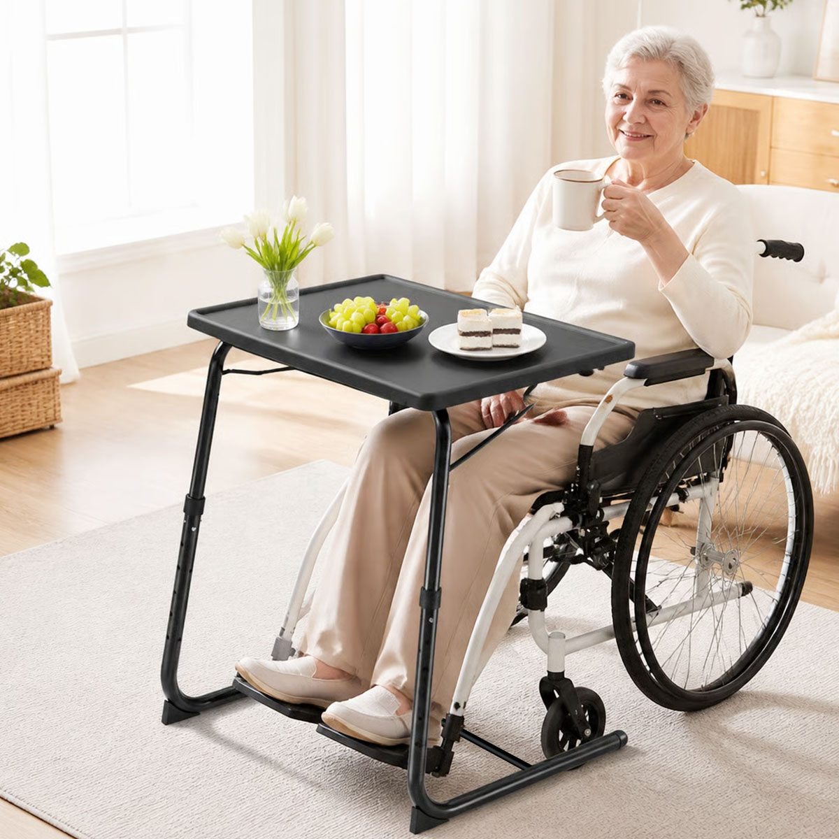 Adjustable Laptop Bed Table 6‑ - Tablet Lap Desk recension och pris