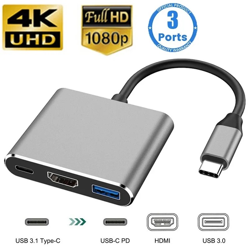 USB C HUB 3in1 Type C 3.0 to H - Usb Hub Type C recension och pris