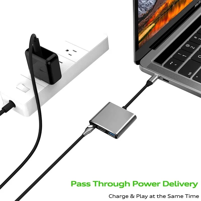 USB C HUB 3in1 Type C 3.0 to H - Usb Hub Type C recension och pris