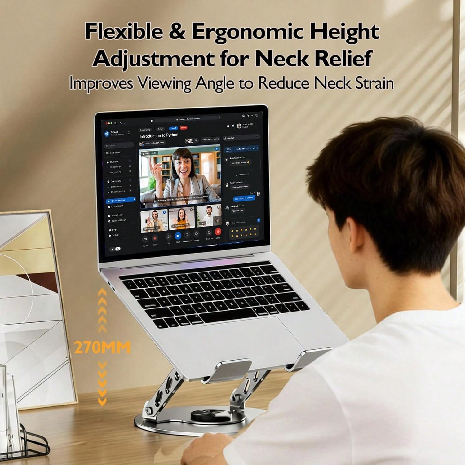360° Rotating Laptop Stand for - Tablet Lap Desk recension och pris