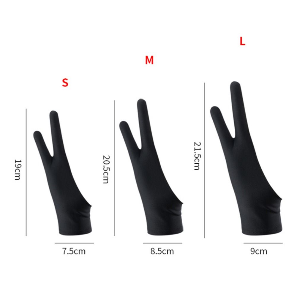 1pcs Simple 1/2 Fingers Painti - Drawing Glove Artist recension och pris