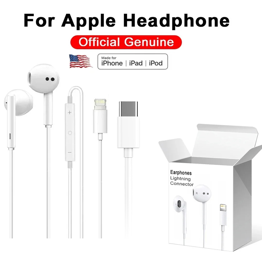 For Apple iPhone 17 16 15 14 1 - Wired Earphone Lightning recension och pris