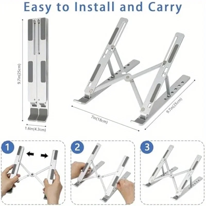 Aluminum Alloy Laptop Holder S - Cooling Stand Tablet recension och pris