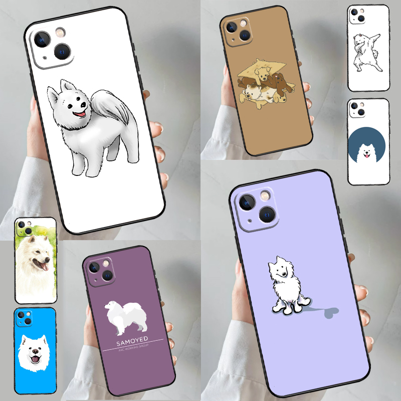 Cartoon Samoyed Dog Case For O - Oppo Reno 12 recension och pris