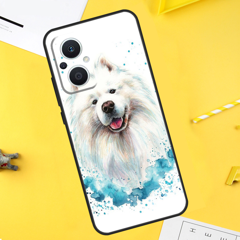 Cartoon Samoyed Dog Case For O - Oppo Reno 12 recension och pris