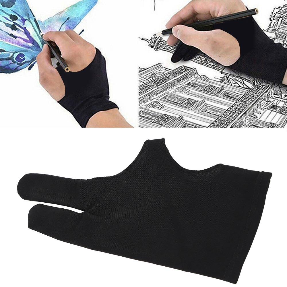 2pcs Durable Two-Finger Design - Drawing Glove Artist recension och pris